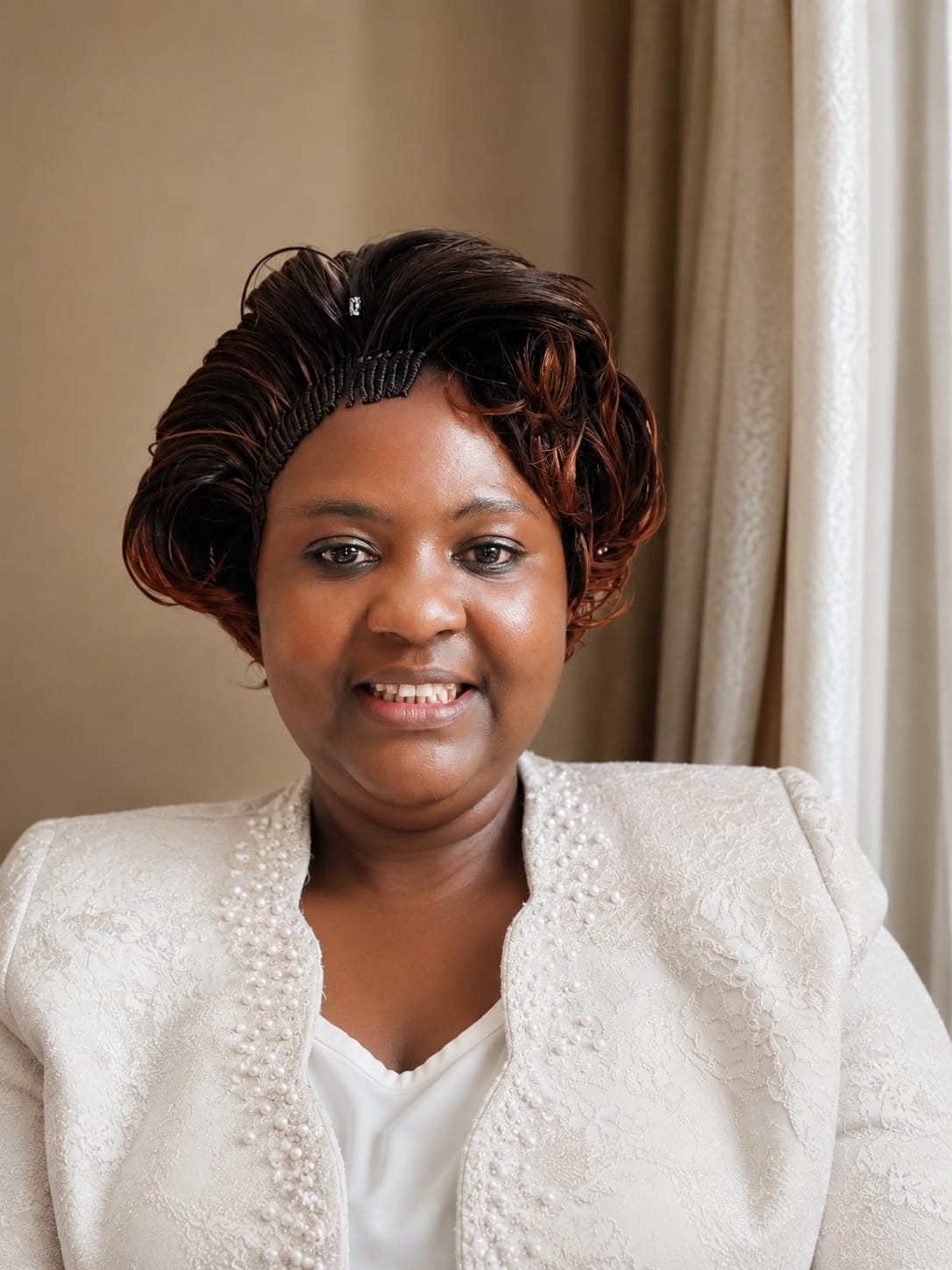 Portrait of the Principal of Thika Girls' Karibaribi Senior School